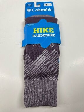 Columbia Hike Crew Socks Light weight merino wool M6-9, W8-11.5